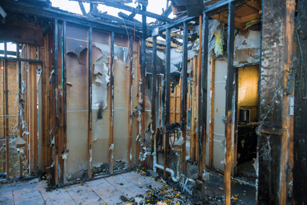 Professional Fire Damage Removal technician working in Farmington, UT
